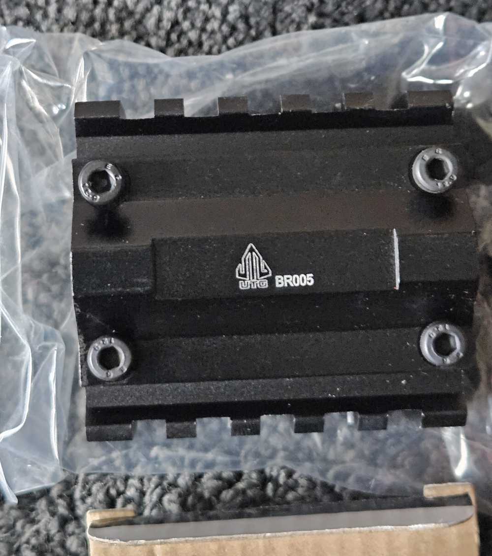 (2) UTG LEAPERS Deluxe Universal Tri-Rail barrel mount for rifles MNT-BR005-img-1