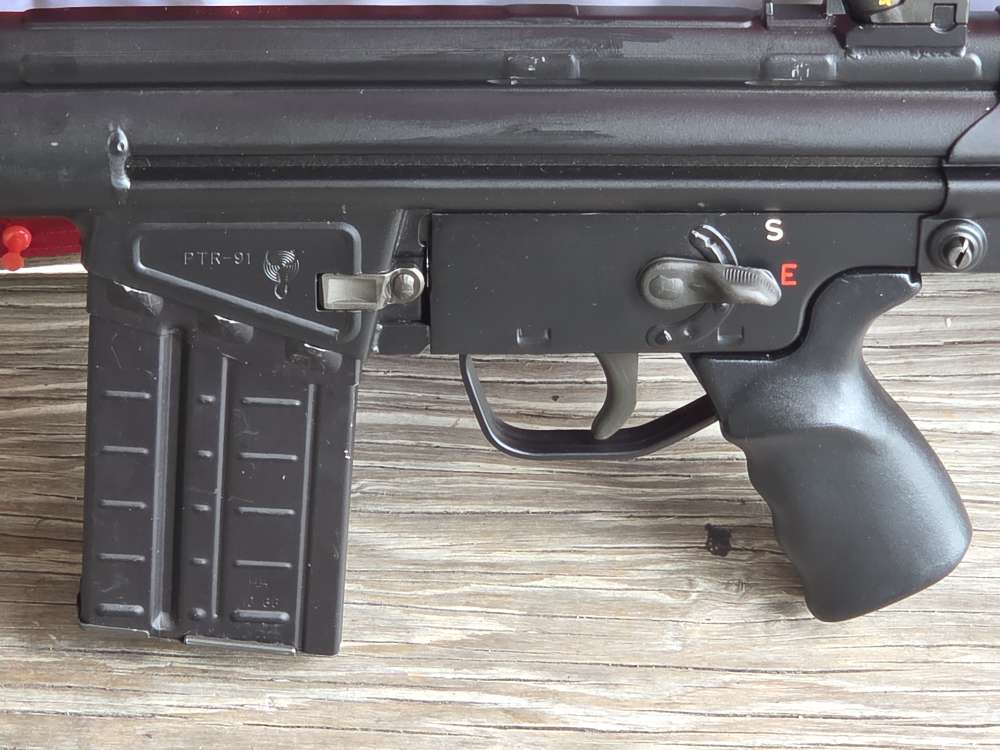 Early JLD/PTR G3 Mil-Spec .308 Rifle SN A1575 w/ Wilson Match Barrel-img-7
