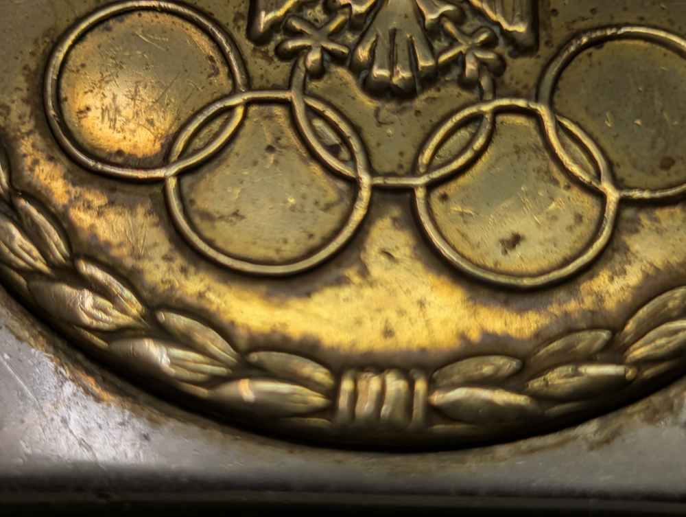 German 1936 Olympic commemorative belt buckle,    original-img-2