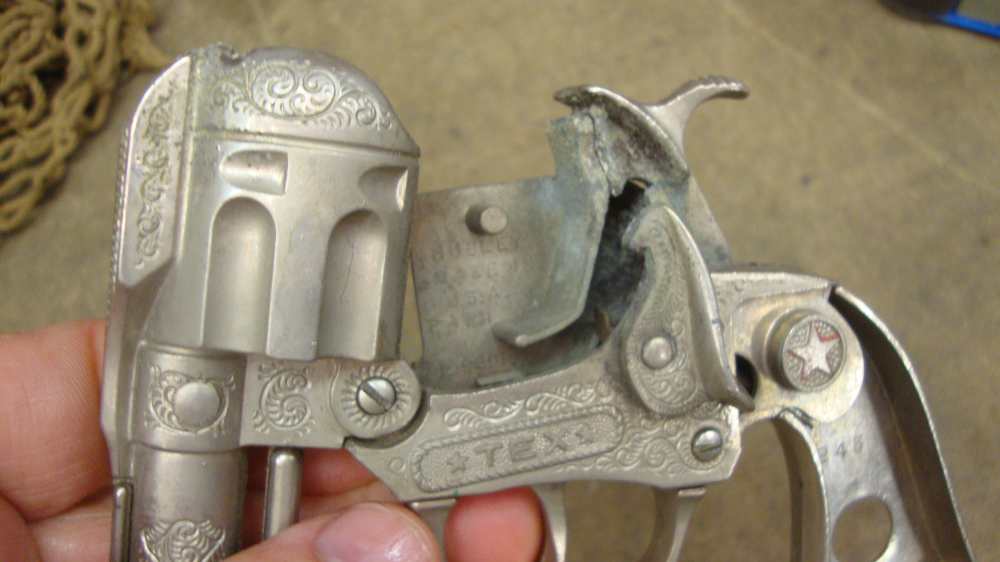 Tex top-break cap gun -img-9