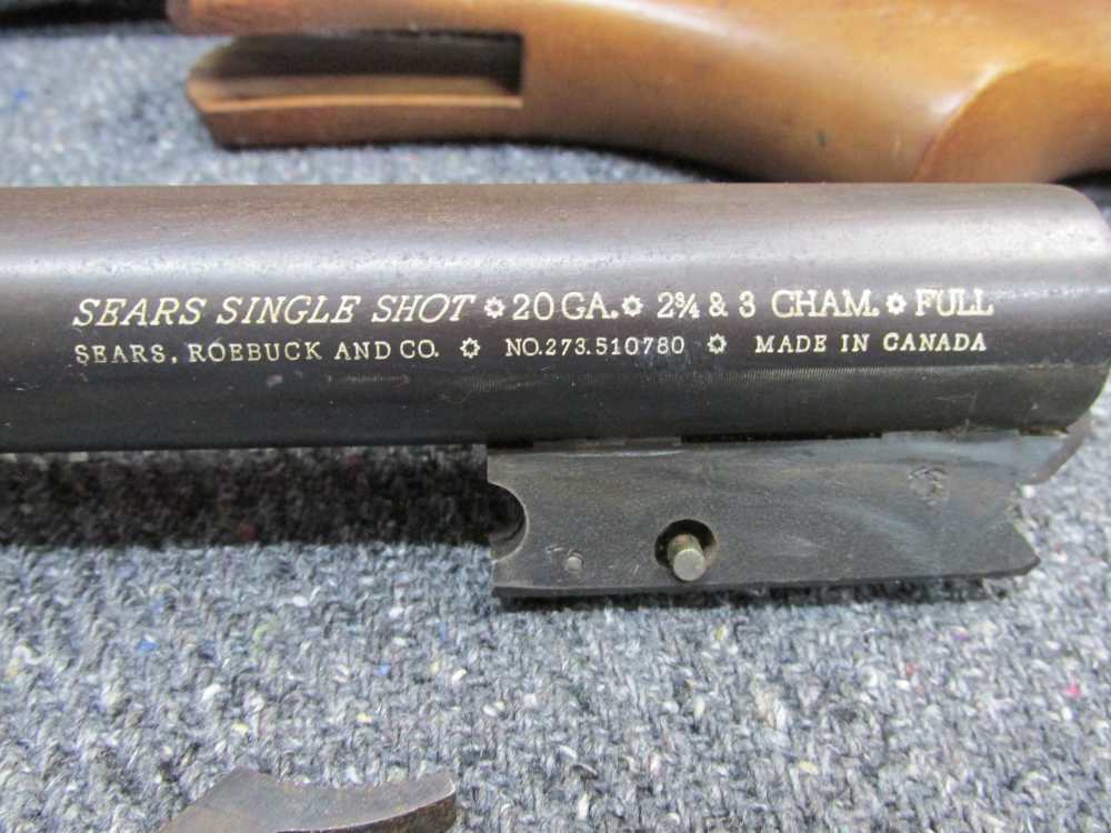 SEARS ROEBUCK 20 GAUGE SHOTGUN PARTS KIT, NICE BORE-img-5