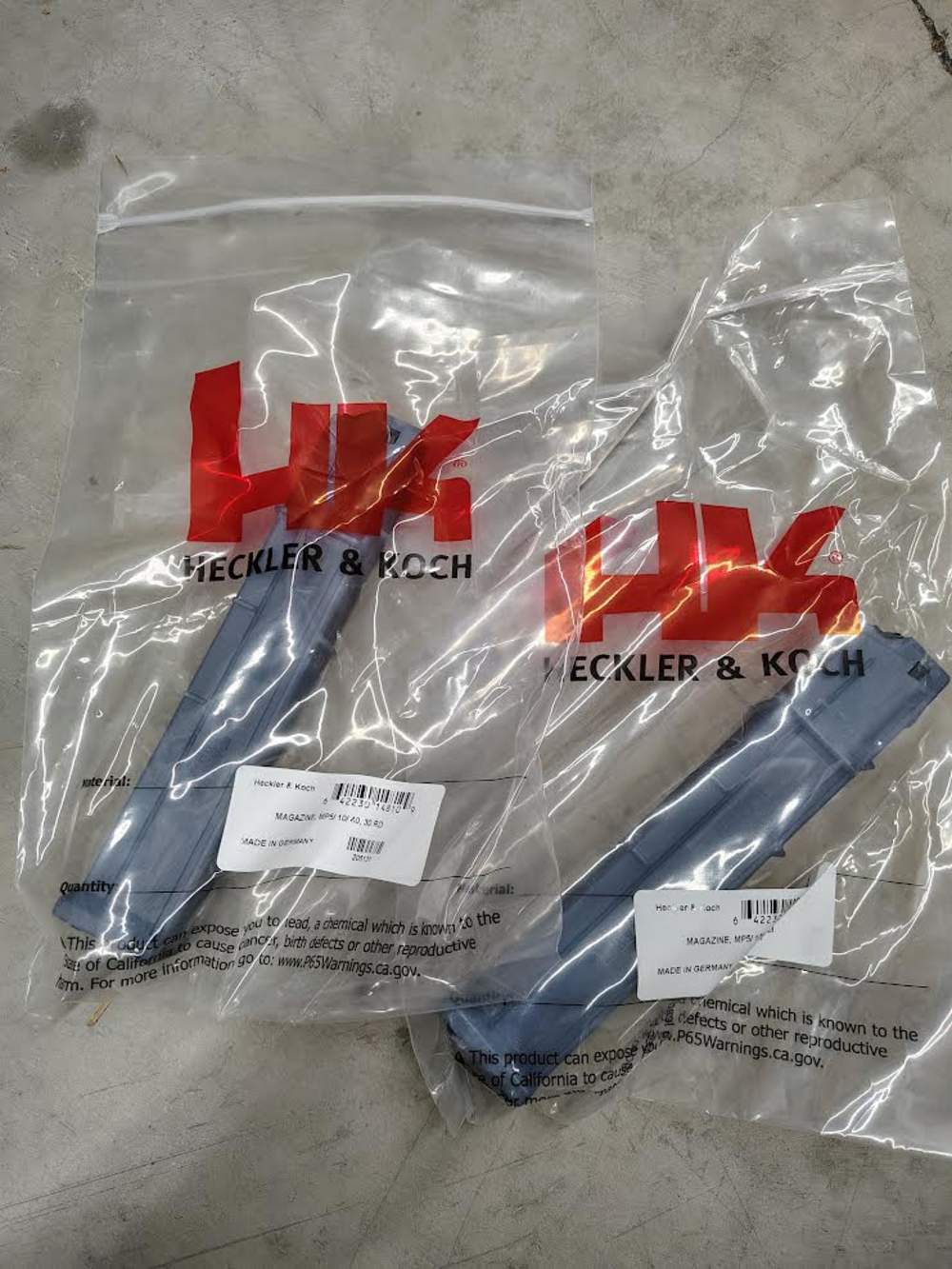 HK Heckler And Koch MP5 .40 S&W 10mm 30 Round Magazine New 2 Mags-img-0