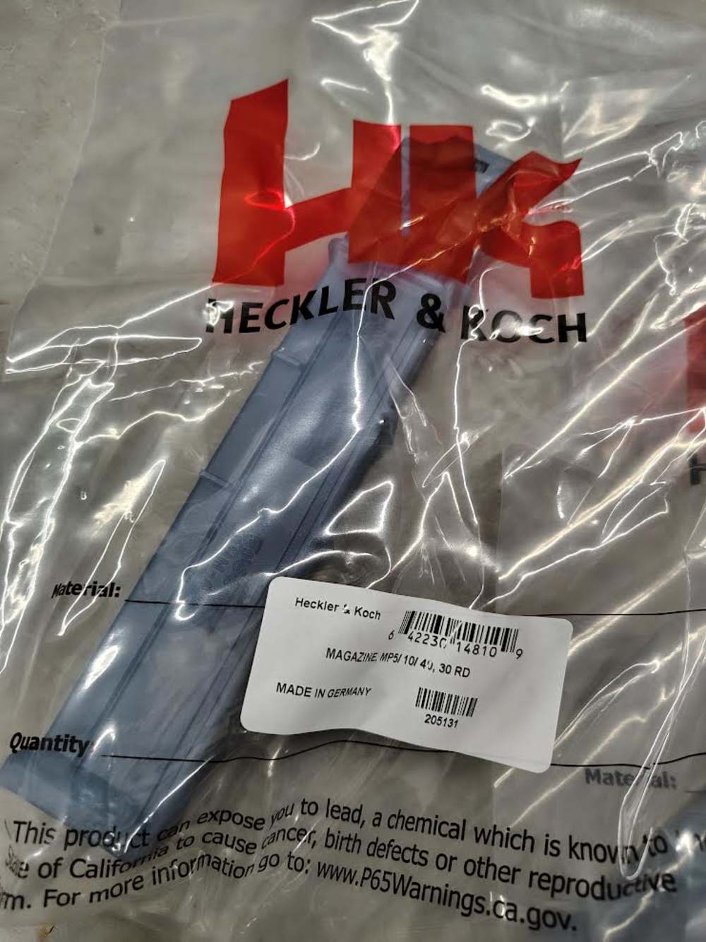 HK Heckler And Koch MP5 .40 S&W 10mm 30 Round Magazine New 2 Mags-img-1