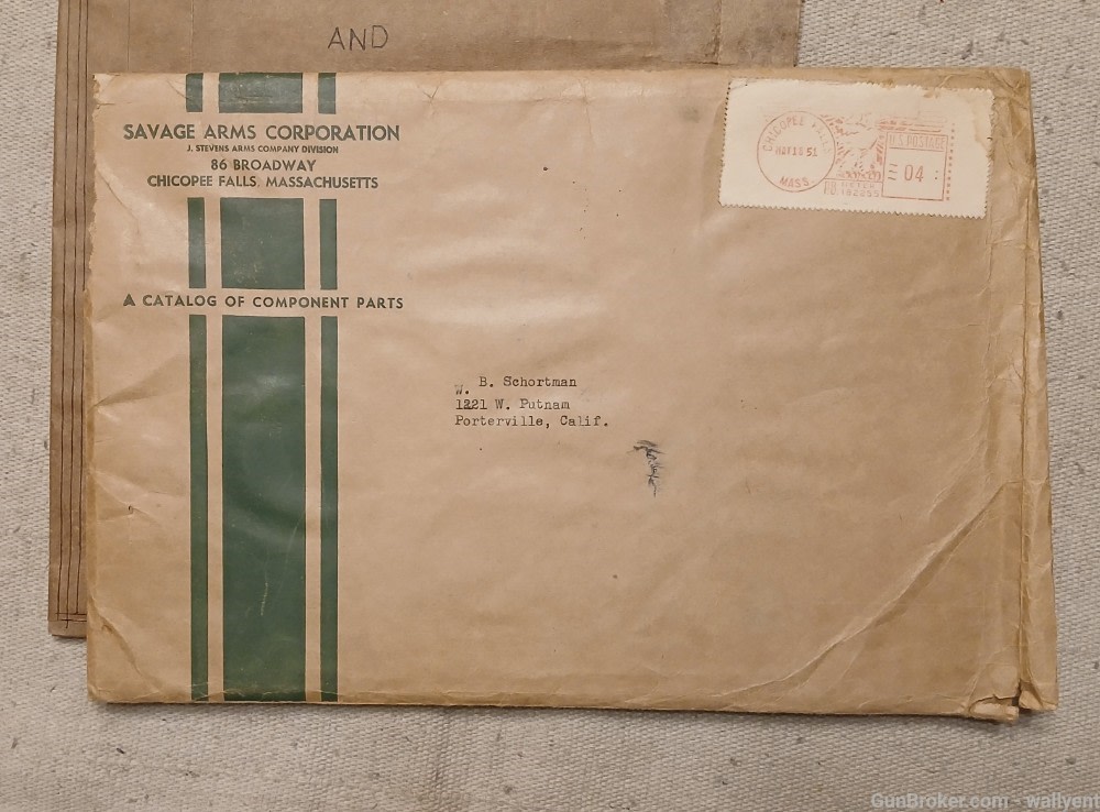 J. Stevens Arms Company 1950 Component Parts Price List Rifles Pistols plus-img-2