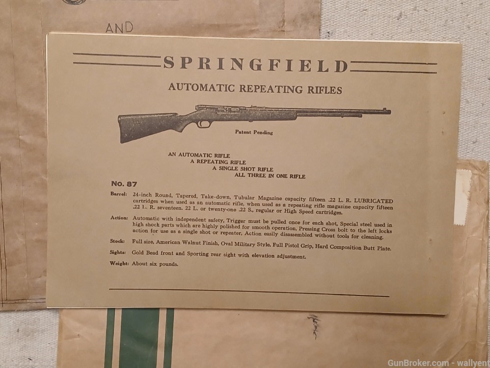 J. Stevens Arms Company 1950 Component Parts Price List Rifles Pistols plus-img-5