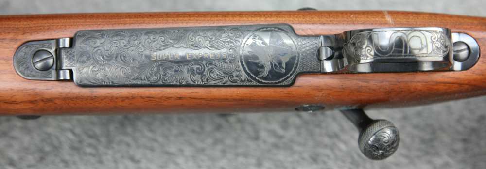 Winchester model 70 Classic Super Express 416 Rem Mag Custom Hand Engraved-img-12