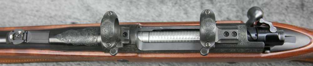 Winchester model 70 Classic Super Express 416 Rem Mag Custom Hand Engraved-img-11