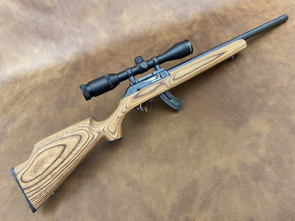 22LR Thompson Center R55 Benchmark Laminate PENTAX GAMESEEKER 4X10-img-3