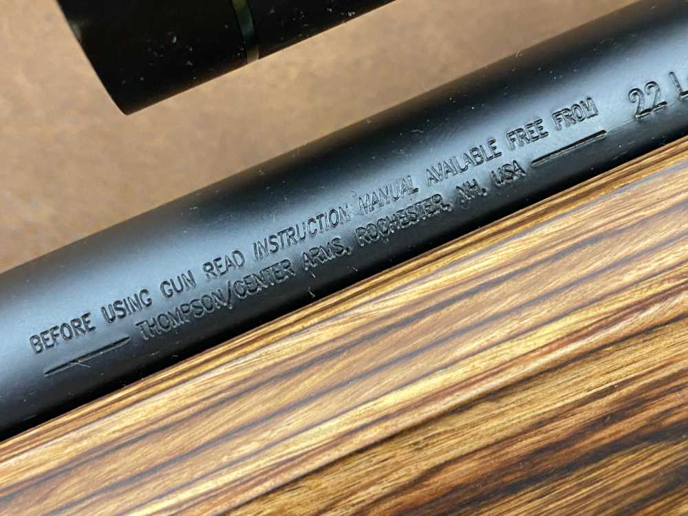 22LR Thompson Center R55 Benchmark Laminate PENTAX GAMESEEKER 4X10-img-18