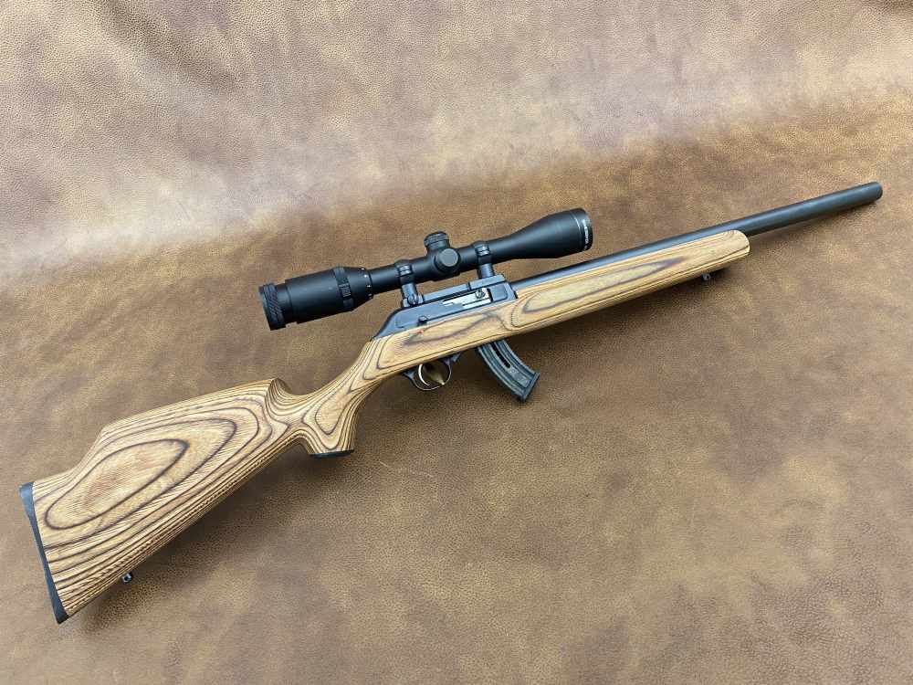 22LR Thompson Center R55 Benchmark Laminate PENTAX GAMESEEKER 4X10-img-4