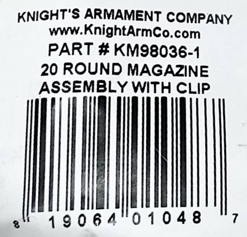 Knights Armament SR25 M110 20RD Magazine KAC 98036 KM98036 SR-25-img-2