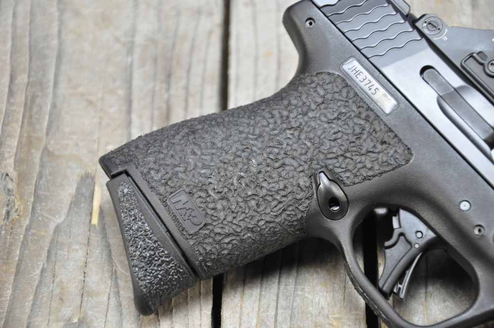 Custom S&W M&P Shield Plus PC 9mm w/ Holosun, Floyds Stippling + Milling-img-3
