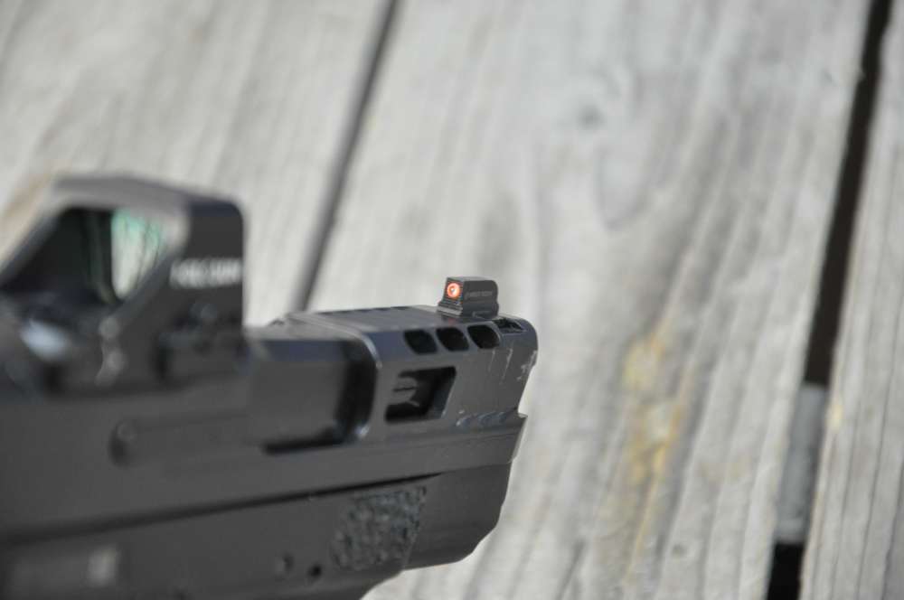 Custom S&W M&P Shield Plus PC 9mm w/ Holosun, Floyds Stippling + Milling-img-11