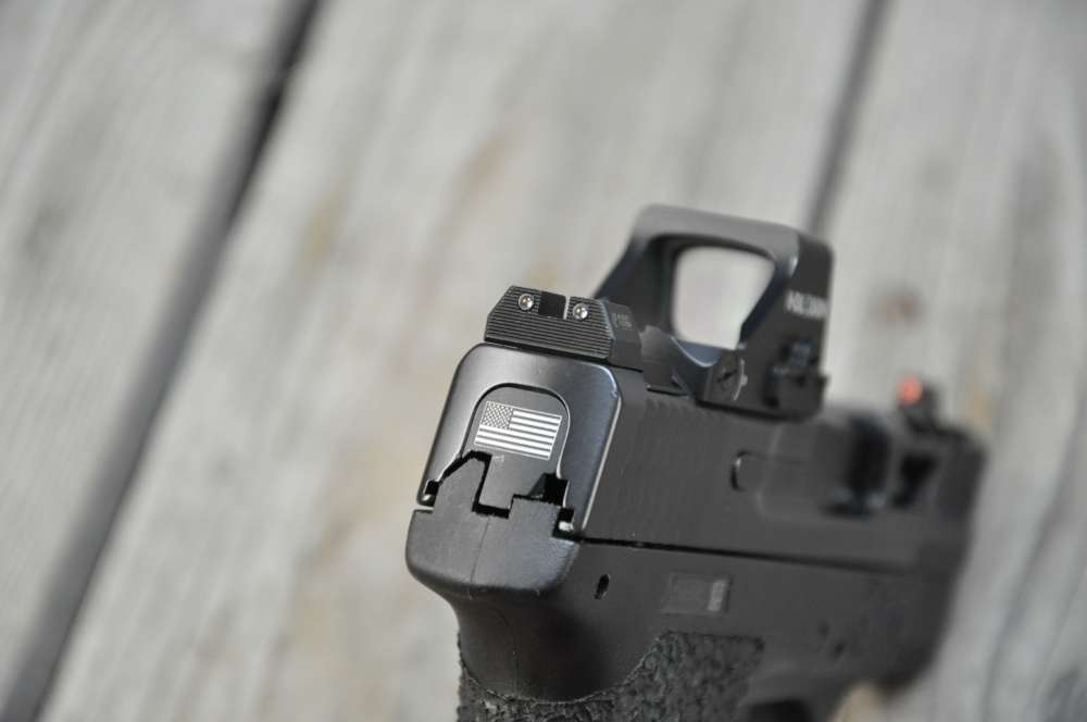 Custom S&W M&P Shield Plus PC 9mm w/ Holosun, Floyds Stippling + Milling-img-12