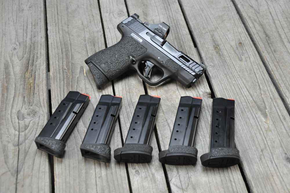 Custom S&W M&P Shield Plus PC 9mm w/ Holosun, Floyds Stippling + Milling-img-0