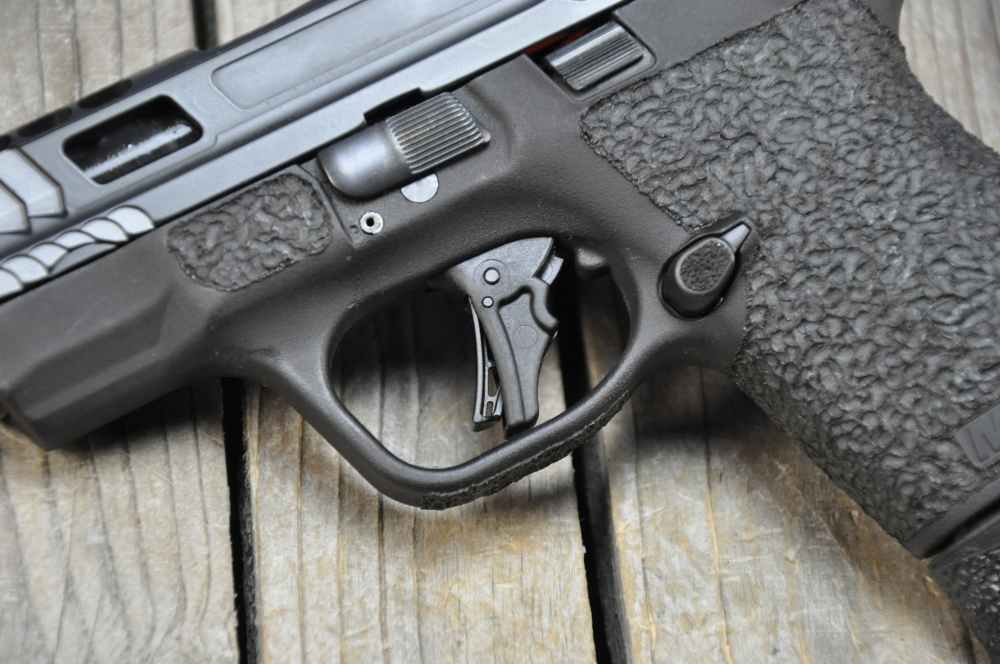 Custom S&W M&P Shield Plus PC 9mm w/ Holosun, Floyds Stippling + Milling-img-9