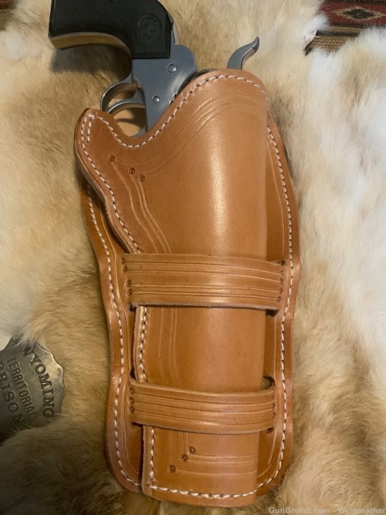 Colt Single Action Army, Vaquero, Lined Leather holster 5 1/2” barrel-img-0
