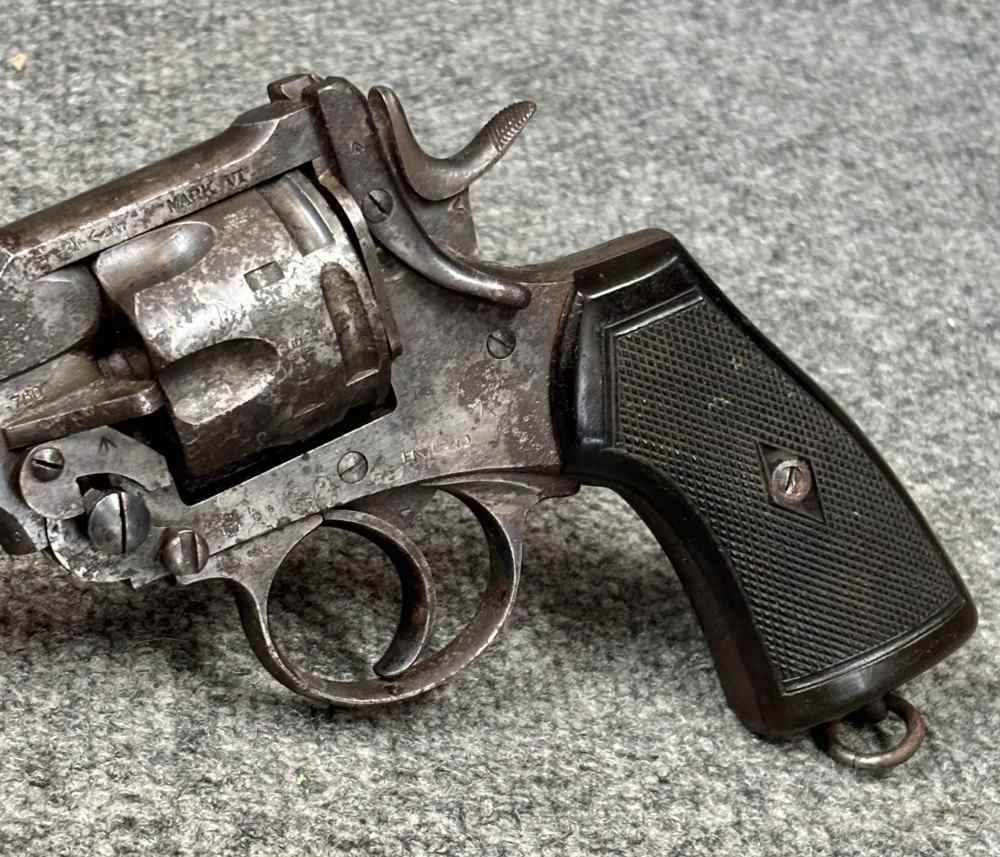 Webley Mark IV 455 lot 3 rough revolvers and stunning parts kit NR! Penny!-img-10