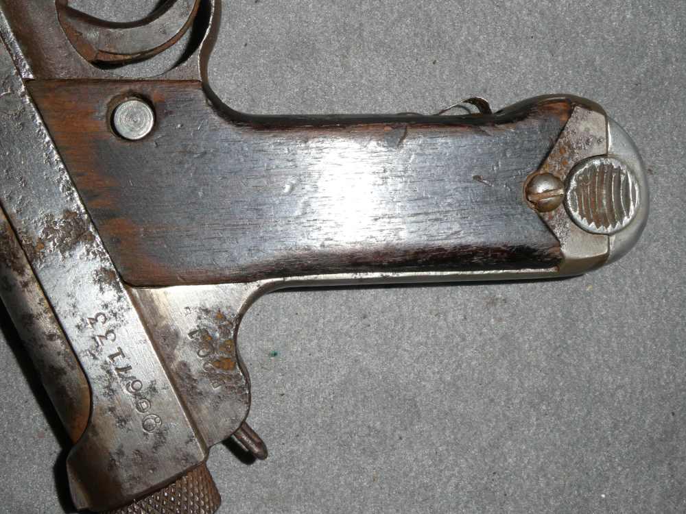 Relic, WWII, Japanese Type 14 Nambu Pistol, Inoperable Parts Gun, AS IS!-img-13