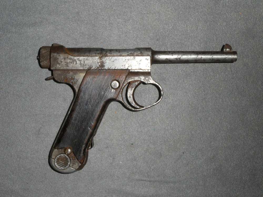 Relic, WWII, Japanese Type 14 Nambu Pistol, Inoperable Parts Gun, AS IS!-img-0