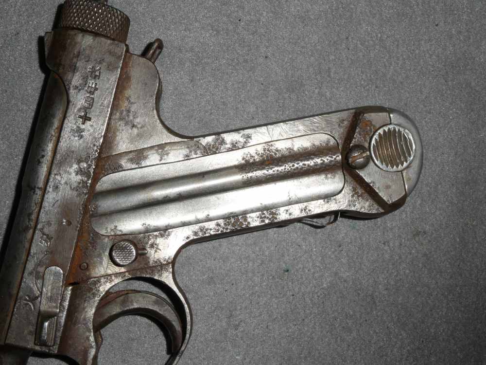 Relic, WWII, Japanese Type 14 Nambu Pistol, Inoperable Parts Gun, AS IS!-img-12