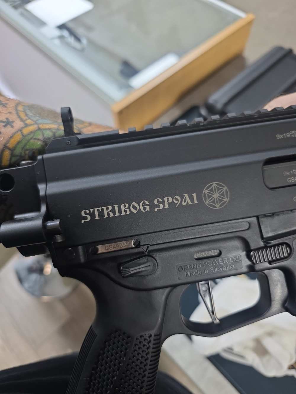 Grand Power Stribog SP9A1 9mm. used. 50 rounds through it. excellent- like-img-6