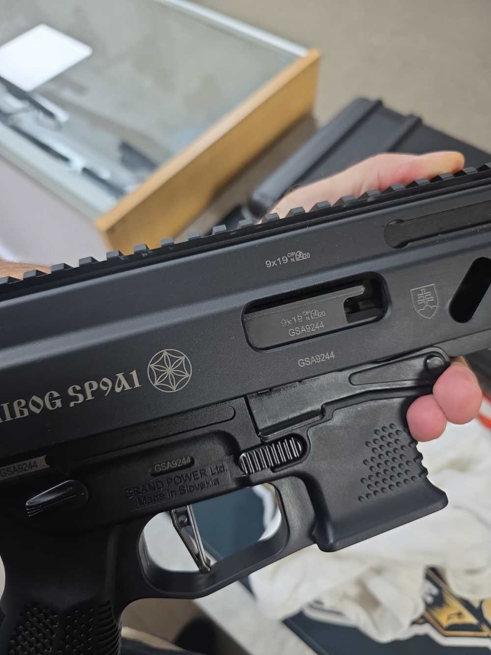 Grand Power Stribog SP9A1 9mm. used. 50 rounds through it. excellent- like-img-5