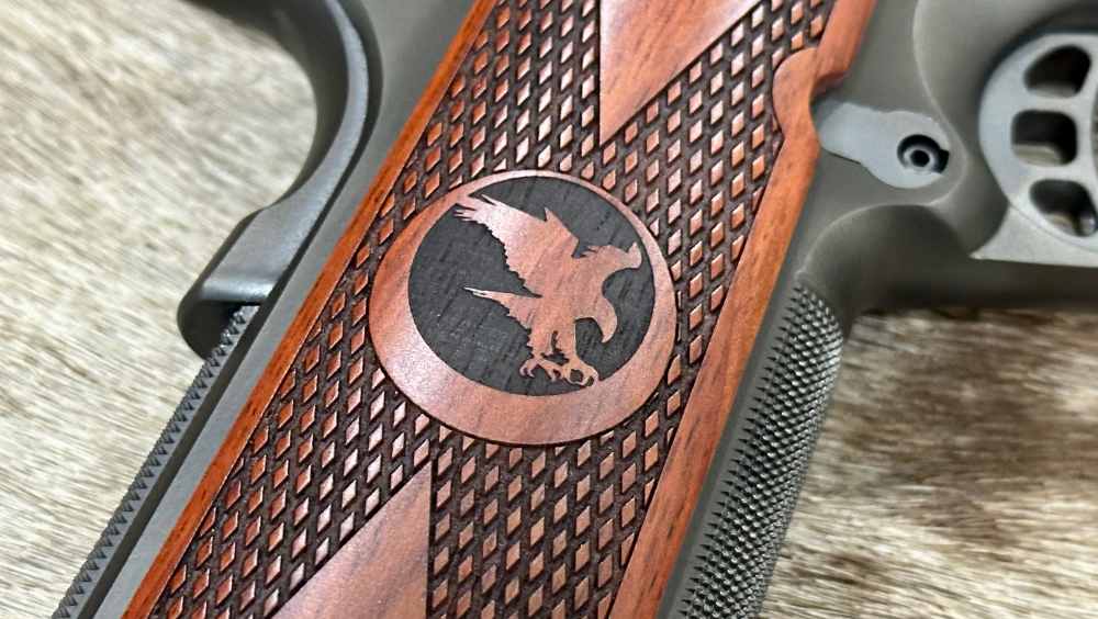 NIGHTHAWK CUSTOM TALON GOV'T 1911 45 ACP, IOS, BLACK DLC, POLISHED FLATS-img-6