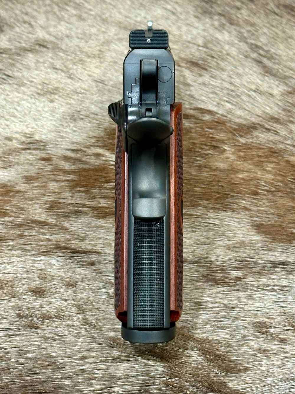 NIGHTHAWK CUSTOM TALON GOV'T 1911 45 ACP, IOS, BLACK DLC, POLISHED FLATS-img-13