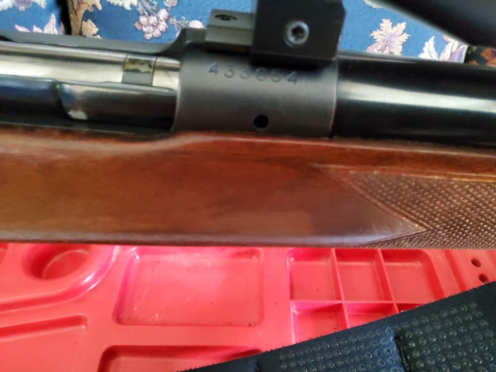 Winchester Pre 1964 Model 70, 375 H&H mag W/Scope-img-9