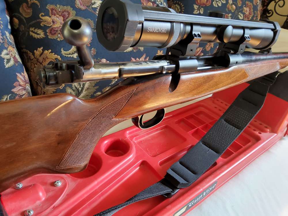 Winchester Pre 1964 Model 70, 375 H&H mag W/Scope-img-2