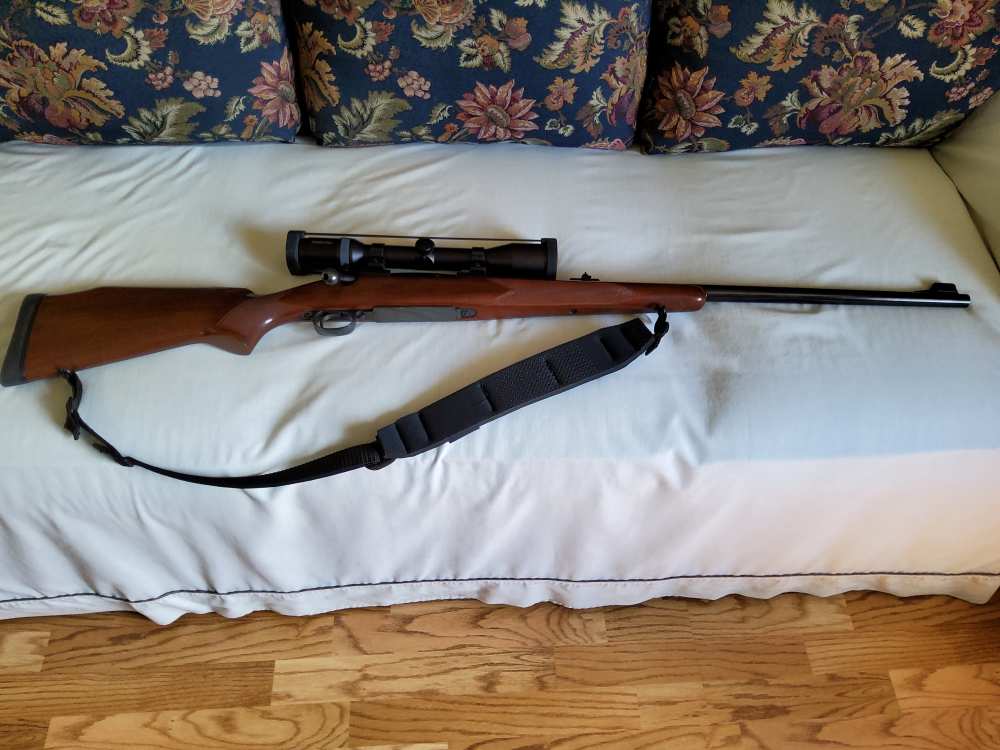 Winchester Pre 1964 Model 70, 375 H&H mag W/Scope-img-0