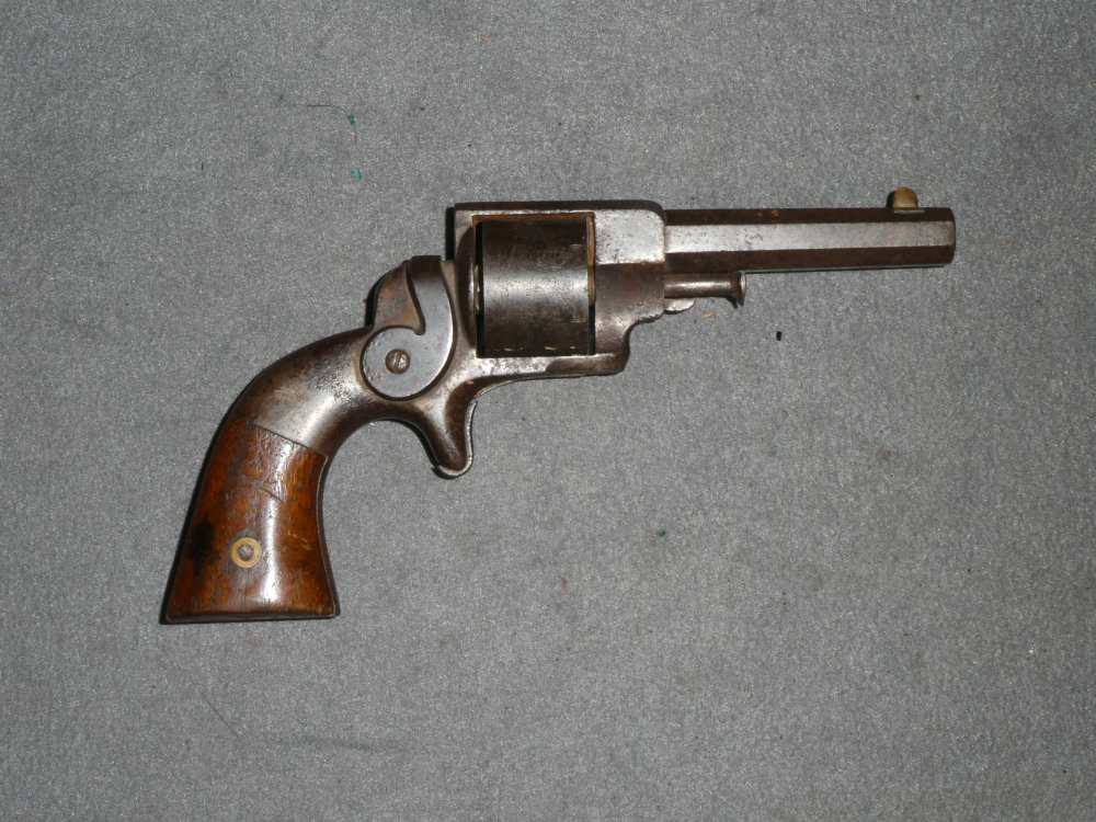 Relic, Civil War, Allen & Wheelock .32 Sidehammer Rimfire Revolver, AS IS!-img-0
