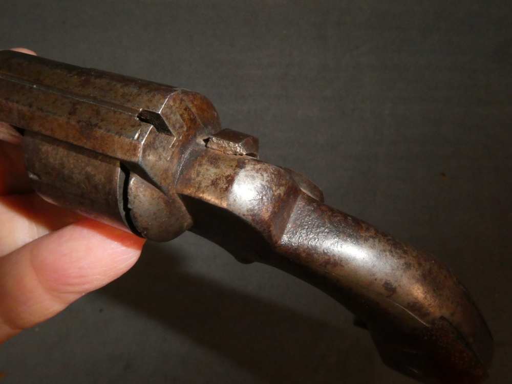 Relic, Civil War, Allen & Wheelock .32 Sidehammer Rimfire Revolver, AS IS!-img-6