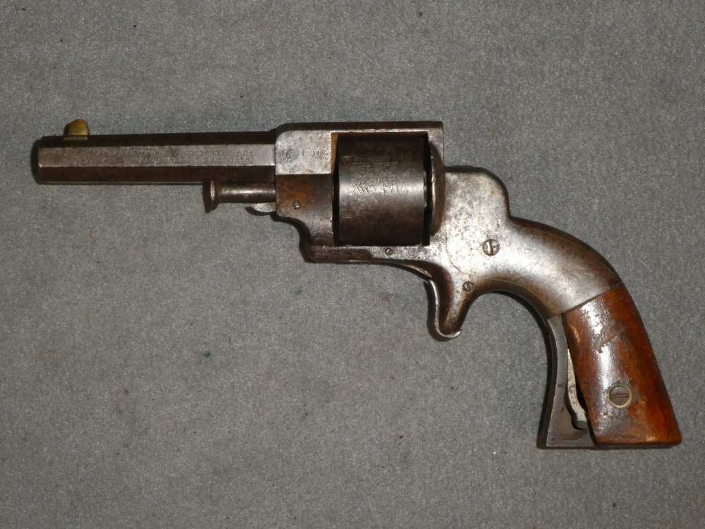 Relic, Civil War, Allen & Wheelock .32 Sidehammer Rimfire Revolver, AS IS!-img-1