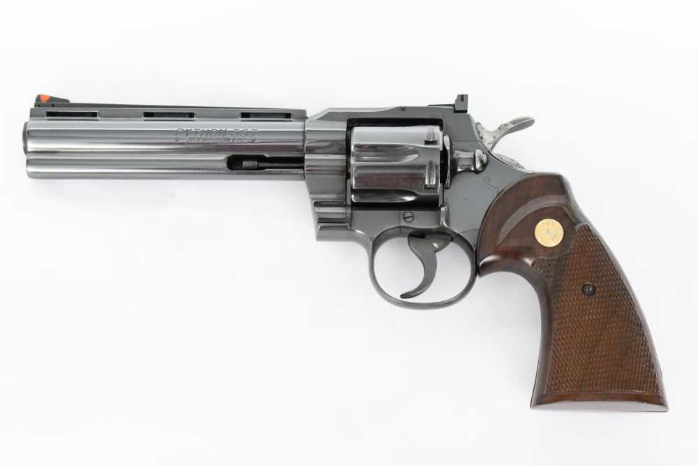 1964 Colt Python (6"), 357 mag, Revolver, Gen 1 Slanted Receiver, SN: 3256-img-0