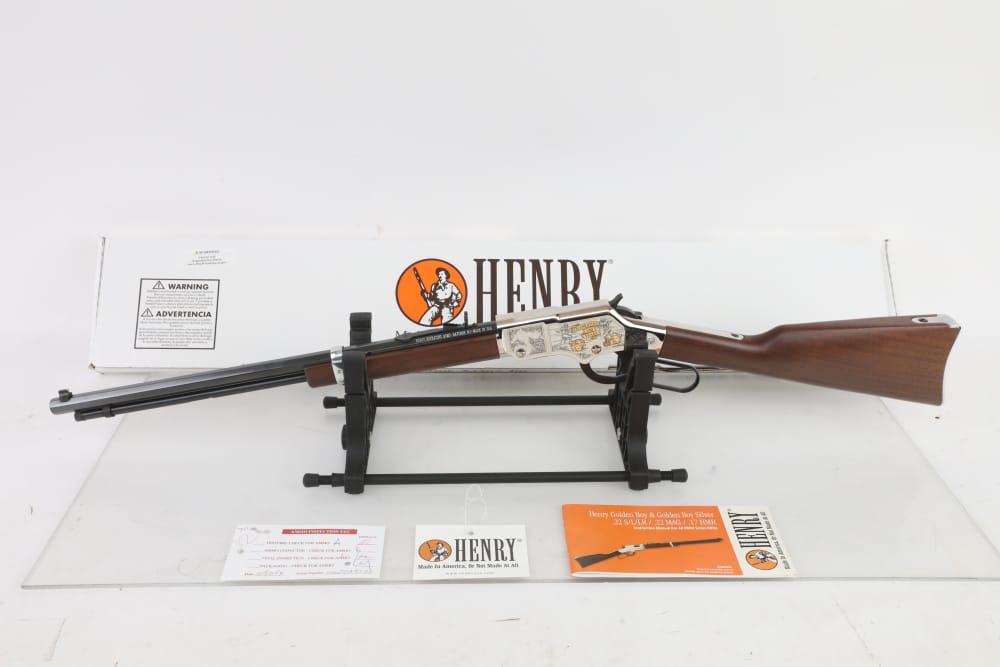 Henry Golden Boy Silver H004S 22lr 100 Years Professional Football S#1 -img-0