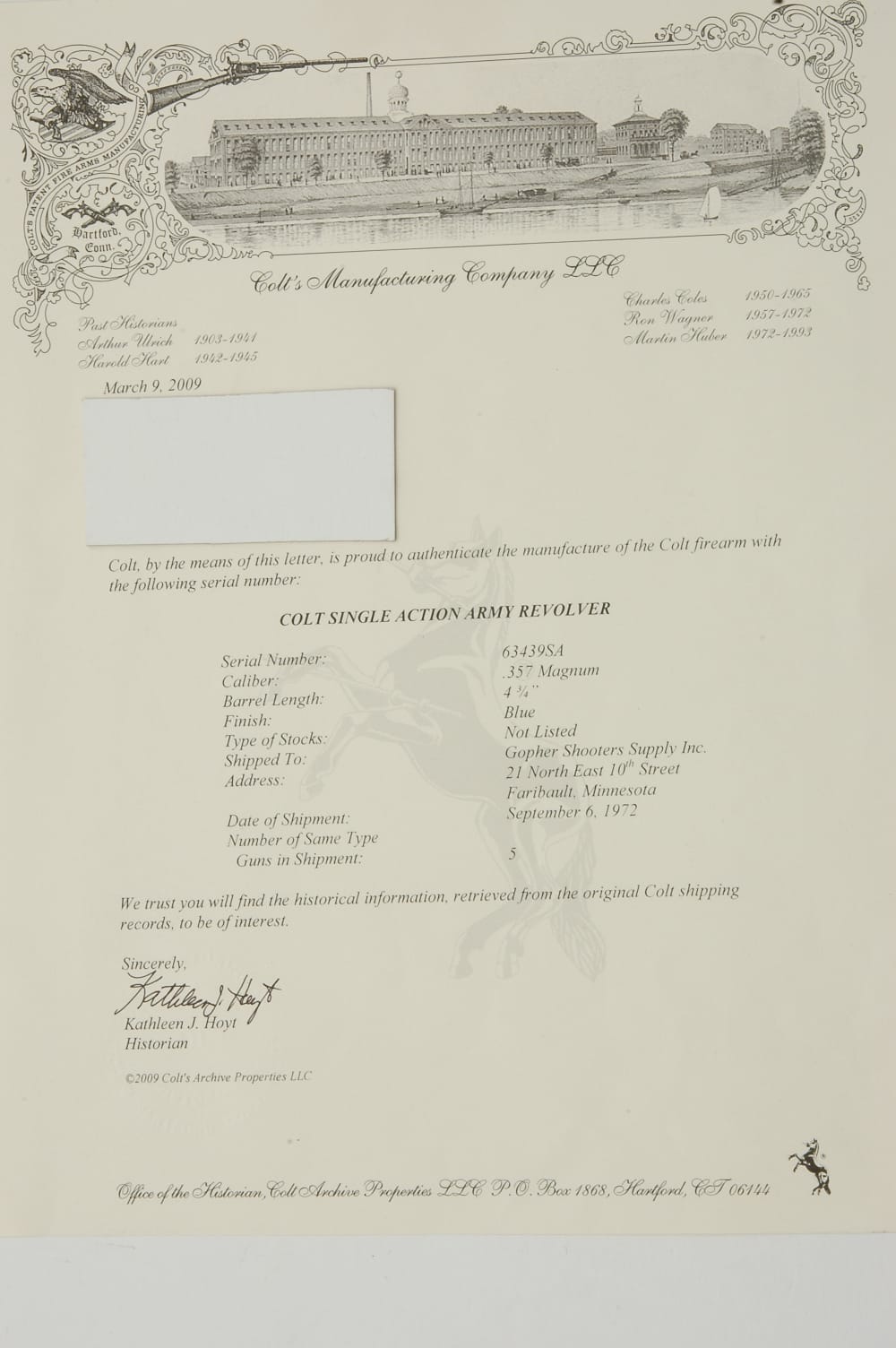 Colt Single Action Army SAA .44 Spl./.357 mag 2nd Gen. 1972 mfg. Letter NR-img-4