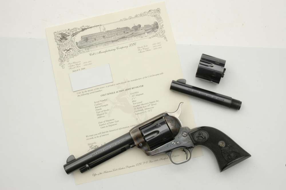 Colt Single Action Army SAA .44 Spl./.357 mag 2nd Gen. 1972 mfg. Letter NR-img-1