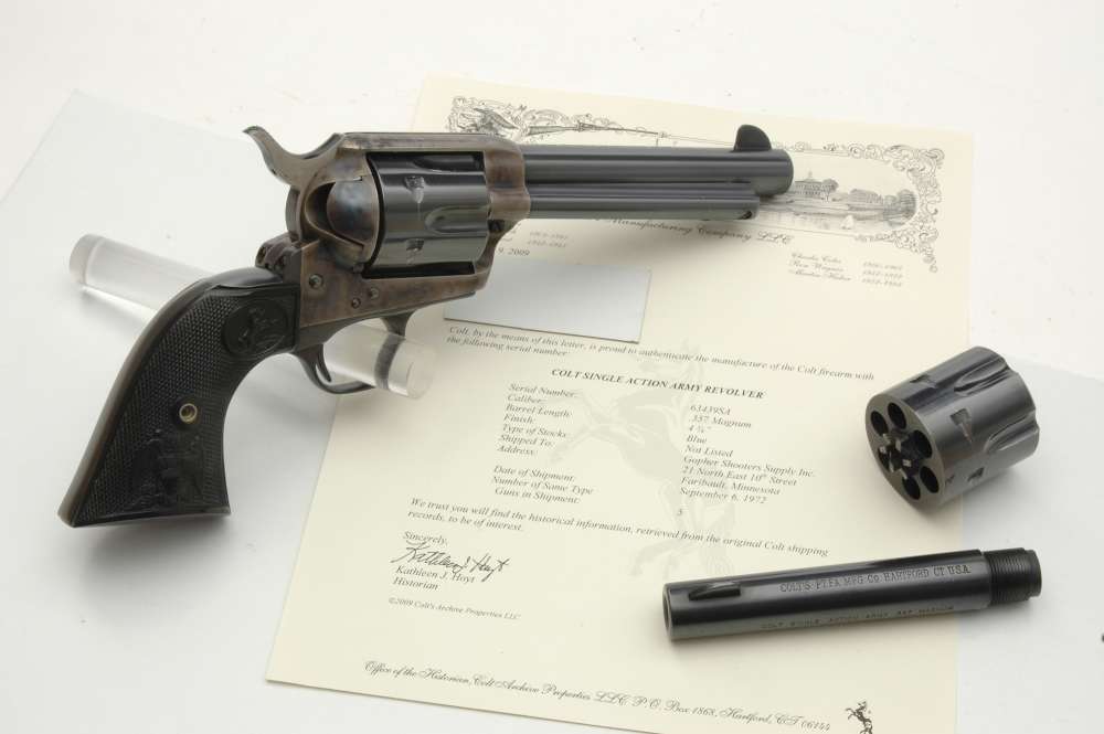 Colt Single Action Army SAA .44 Spl./.357 mag 2nd Gen. 1972 mfg. Letter NR-img-22