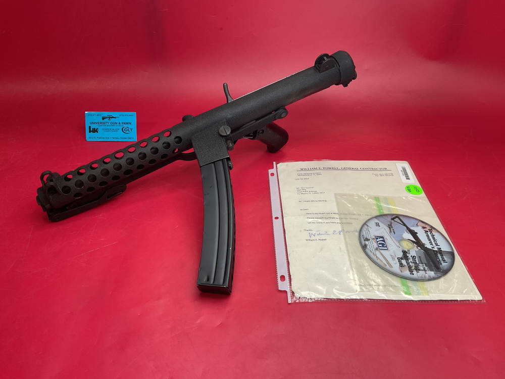 PAWS ZX5 9mm 8” Transferable Submachine Gun NFA - Sterling MK4 - Sten-img-0