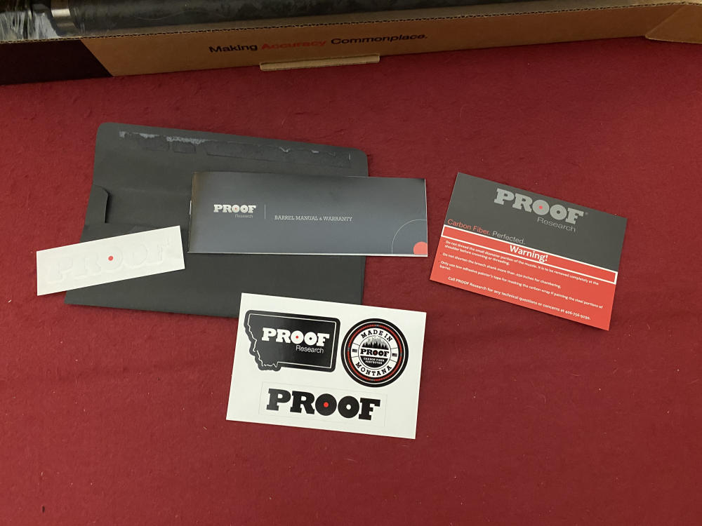 New Take Off Proof Research 24" 7 PRC barrel for Sig Sauer Cross Rifle 7mm -img-33