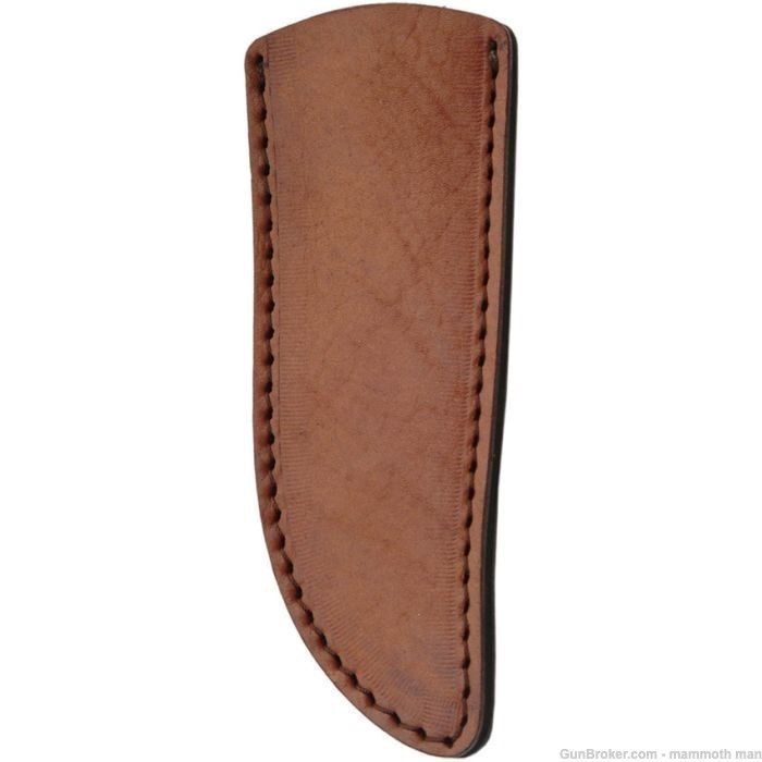Bowie 256 layer folded steel HIgh carbon with Custom leather sheath-img-1