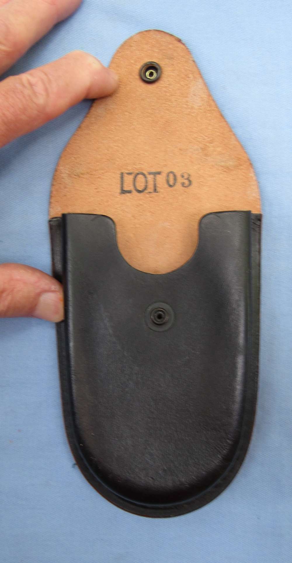 US Army Military Police Black Leather Holster Rig, Hunter Corp...1967-1969-img-35