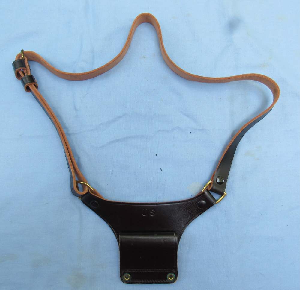 US Army Military Police Black Leather Holster Rig, Hunter Corp...1967-1969-img-13