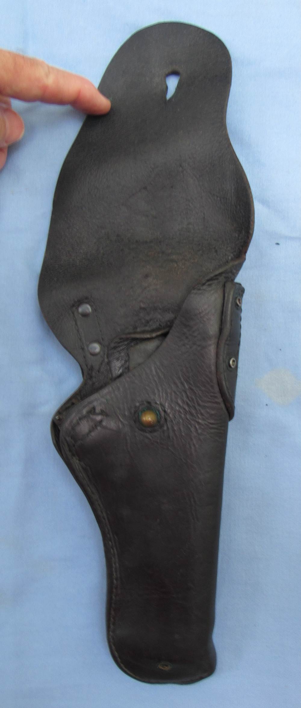 US Army Military Police Black Leather Holster Rig, Hunter Corp...1967-1969-img-7