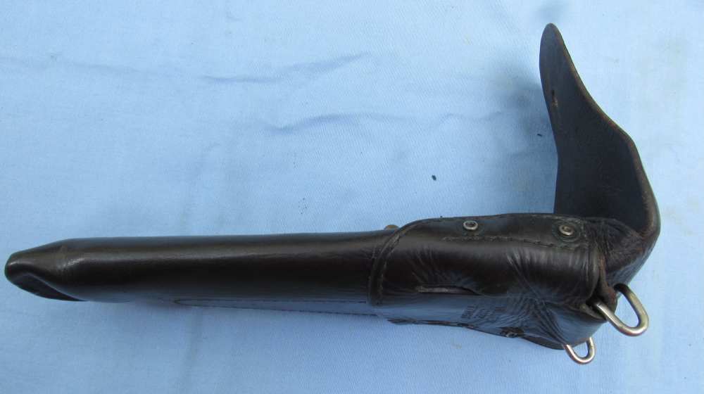 US Army Military Police Black Leather Holster Rig, Hunter Corp...1967-1969-img-9
