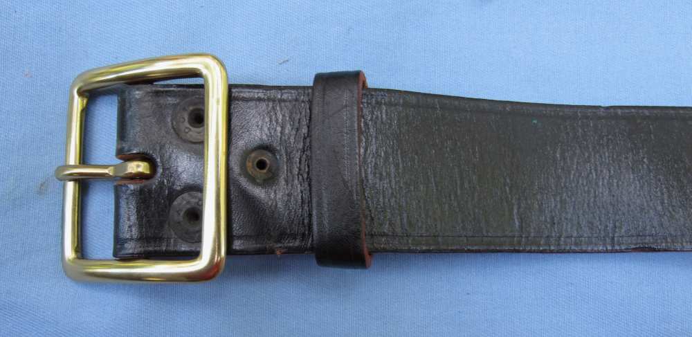US Army Military Police Black Leather Holster Rig, Hunter Corp...1967-1969-img-40