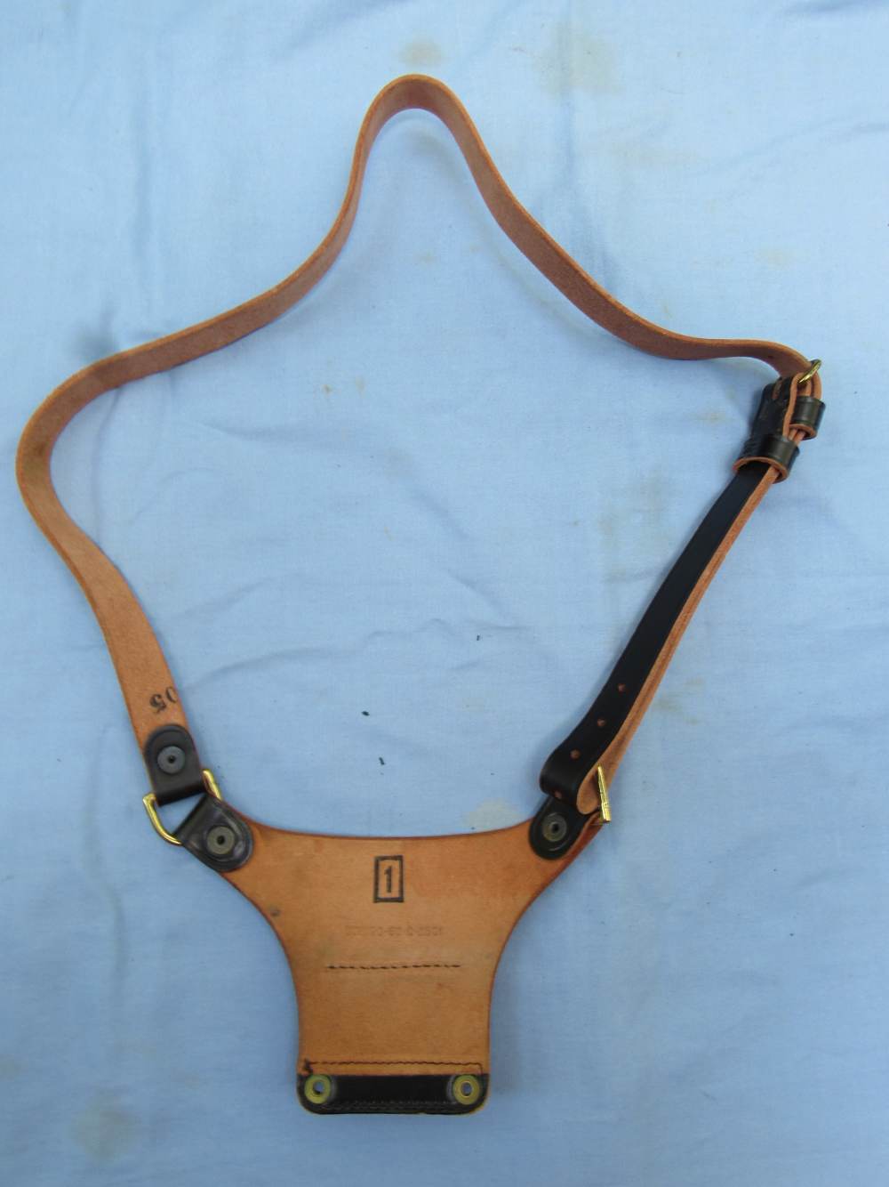US Army Military Police Black Leather Holster Rig, Hunter Corp...1967-1969-img-15