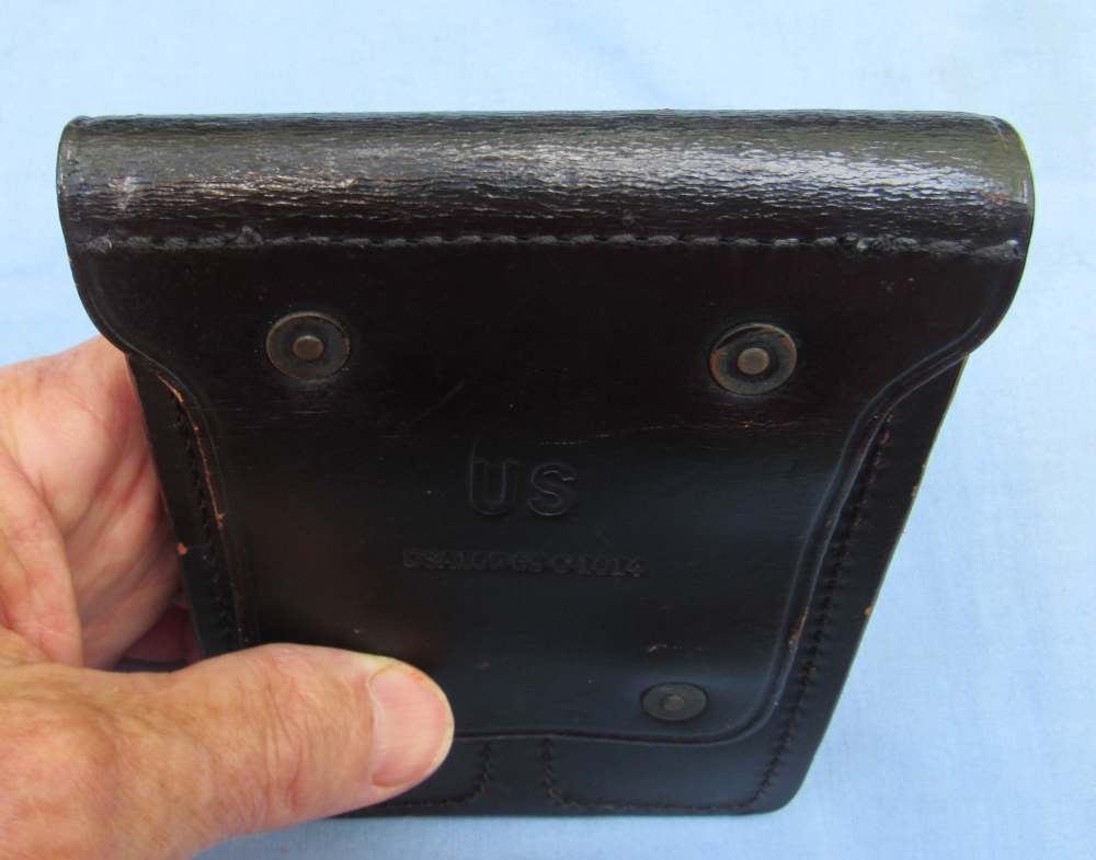 US Army Military Police Black Leather Holster Rig, Hunter Corp...1967-1969-img-21